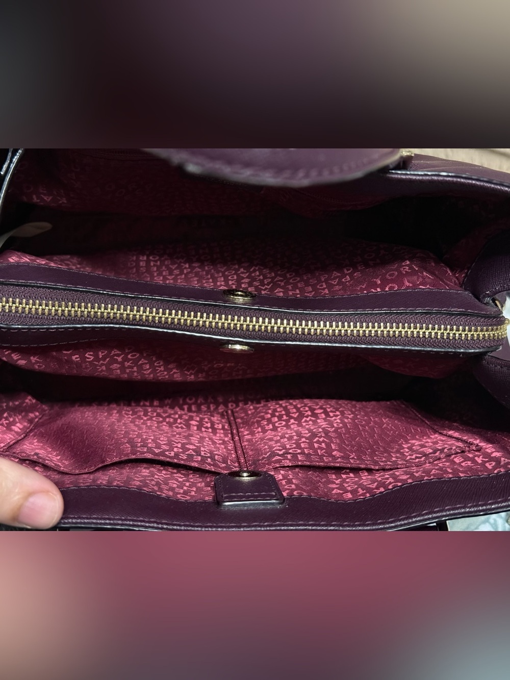 ♠️ KATE SPADE NEW YORK — Laurel Way Evangelie Satchel in "Mulled Wine" ♠️ - Picture 6 of 8